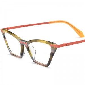 RUISEN’S Cat-Eye Acetate Optical Eyeglass Frames 19379