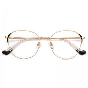RUISEN’S Pastel Slim Alloy Oval Eyeglasses 3021