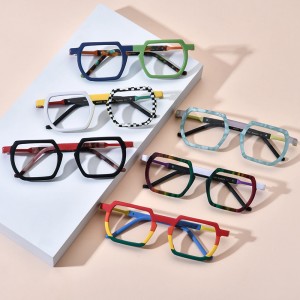 RUISEN’S New Multi-Color Square Acetate Eyeglass Frames Optical Glasses 19373