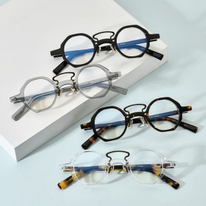 RUISEN’S New Personalized Fashion Geometric Acetate Eyeglass Frames Optical Glasses 19153