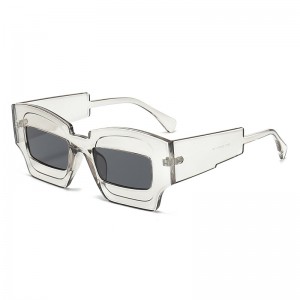 RUISEN’S 2023 New Hip-Hop UV Resistant Square Sunglasses  5651