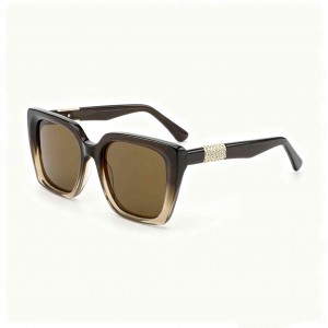RUISEN’S Vintage Oversized Square UV Protection Luxury Fashion Sunglasses ATG1012