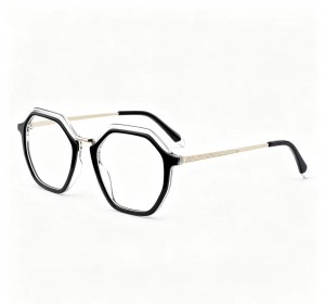 RUISEN’S Fashion hexagon acetate optical eyewear  8015