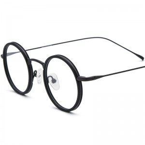 RUISEN’S Spliced acetate round eyeglass frames 185844