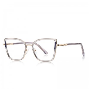RUISEN’S Slim Geometric Square Cat Eye Eyeglasses 3128