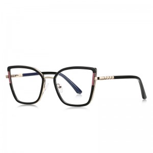 RUISEN’S Slim Geometric Square Cat Eye Eyeglasses 3128