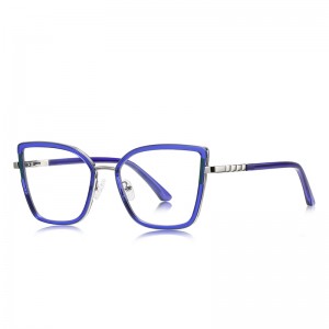 RUISEN’S Slim Geometric Square Cat Eye Eyeglasses 3128