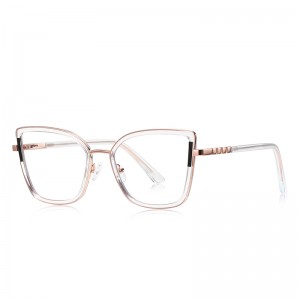 RUISEN’S Slim Geometric Square Cat Eye Eyeglasses 3128