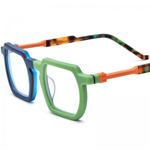 RUISEN’S New Multi-Color Square Acetate Eyeglass Frames Optical Glasses 19373