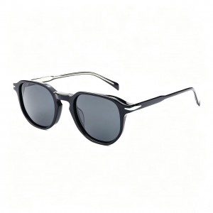 RUISEN’S Transparent Acetate Sunglasses, Retro Square Design Casual Daily Shades VG5002AFS