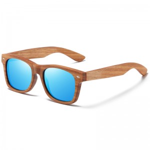 RUISEN’S Polarized Light Wooden Sunglasses for Men and Women 8171