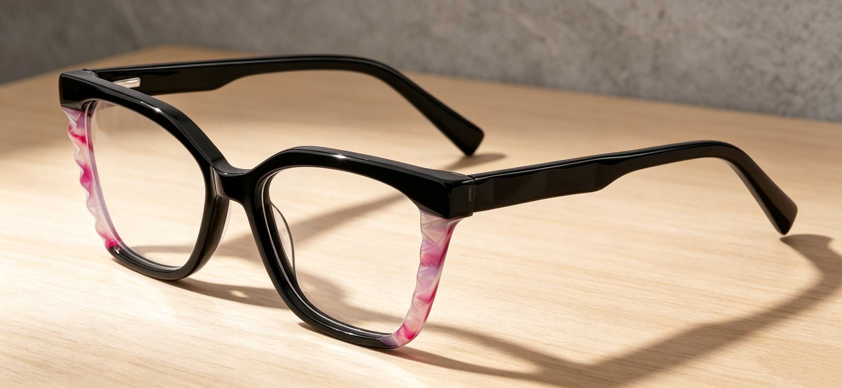 RUISEN'S Wavy Inlay Cat Eye Optical Eyewear FP2265