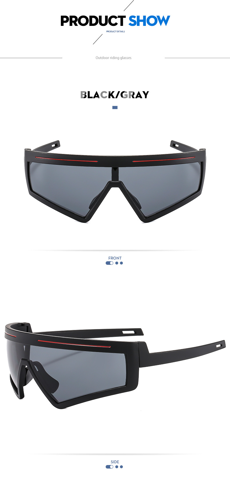 RUISEN'S Sports Windproof Outdoor Cycling Sunglasses  H2342