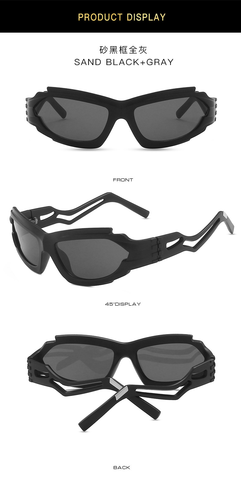 Occhiali e occhiali da sole da ciclismo transfrontalieri da uomo trendy e alla moda