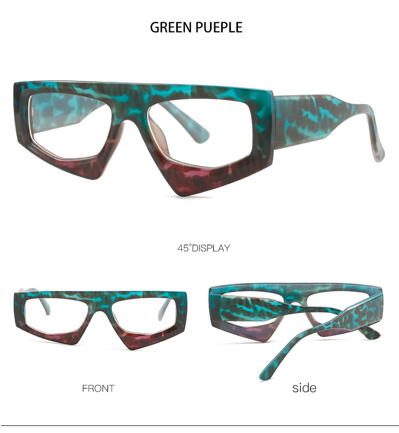 RUISEN'S  Fashion Retro Frame UV400 Eye Protection Sunglasses