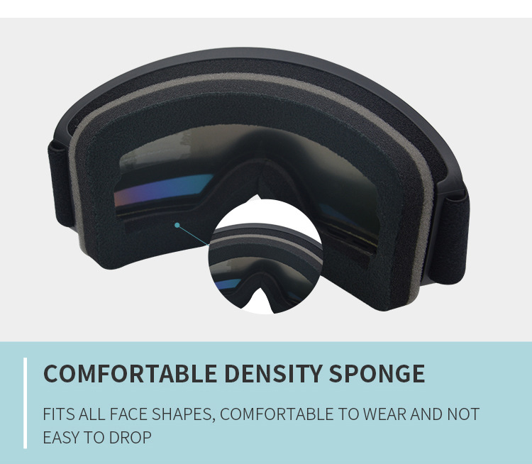 RUISEN'S Cocker Myopia Fog Ski Goggles  7043