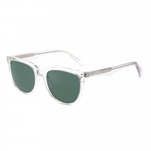 RUISEN’S Fashion Square Gradient Sun Glasses Multi Transparent Candy Color UV Protection Lightweight Shades8957