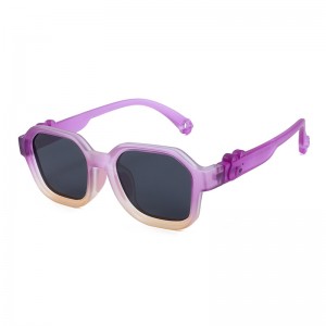 RUISEN’S Gradient Color Square Frame Kids Sunglasses RS-KB670