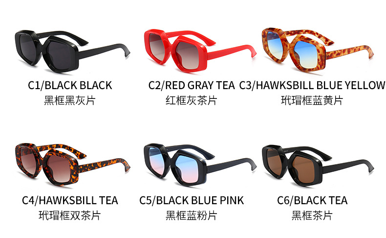RUISEN'S New Personalized Fashion Tortoiseshell Sunglasses 1220-5
