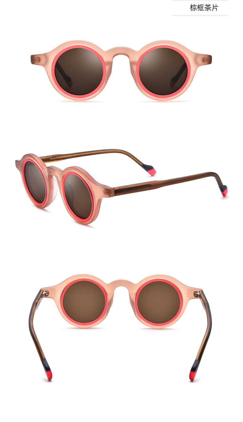 Charakteristische Doppelkreis-Sonnenbrille-16