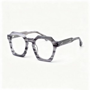 RUISEN’S Octagonal Angled Modified Round Eyeglasses VG66310