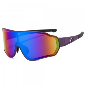 RUISEN'S Sports Integrierte Fahrradbrille mit großem Rahmen, Sonnenbrille BL8001