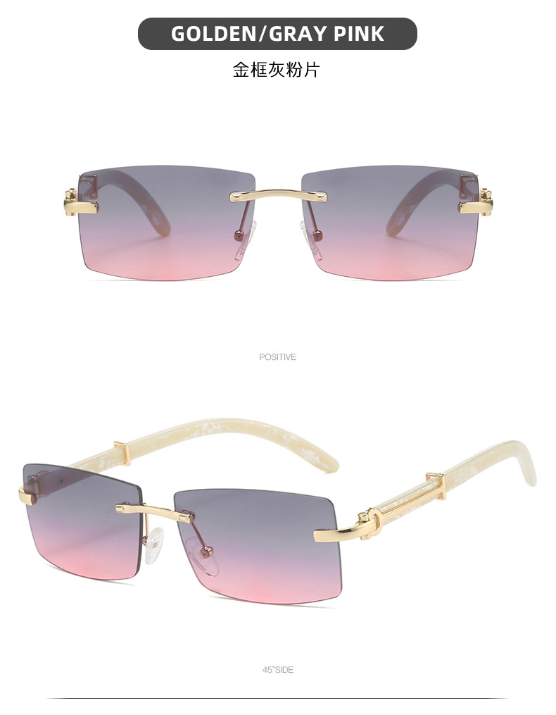 RUISEN'S Frameless Sunglasses For Fashionable Men