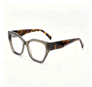 RUISEN’S Gradient Transparent Acetate Eyeglass Frames, Luxury Optical Style F2851
