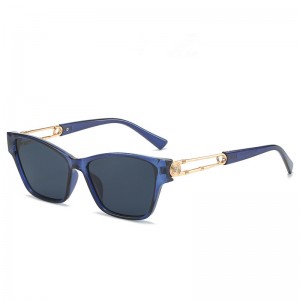 RUISEN’S Fashion Openwork Temples Small Frame Sunglasses 3219