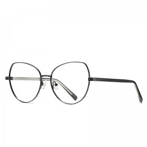 RUISEN’S Anti Blue Light Cat Eye Metal Eyeglasses 3001