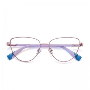 RUISEN’S Playful Two-Tone Temple Cat Eye Trendy Frames 3018
