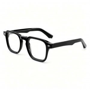 RUISEN’S Retro Square Acetate Optical Frame Unisex Rx Eyeglasses  F2737