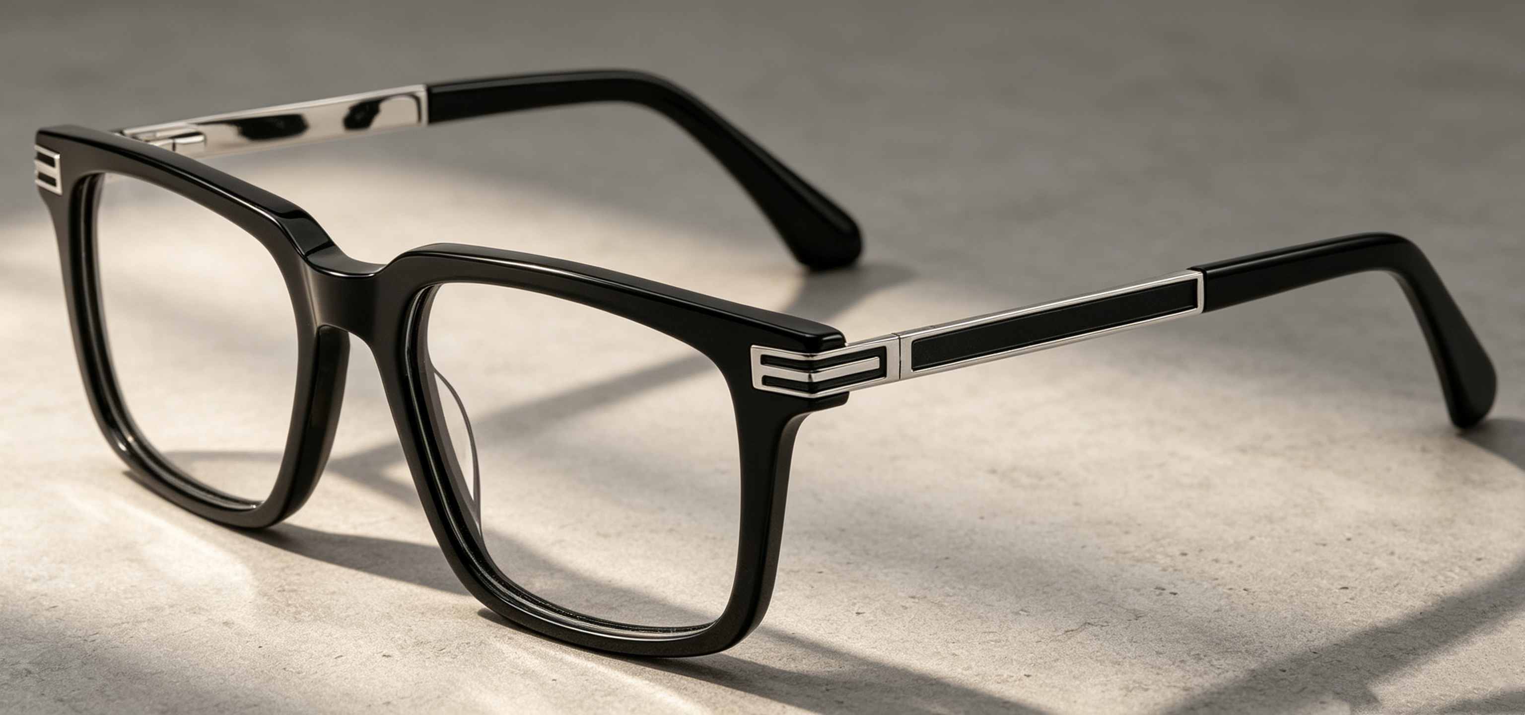 RUISEN’S Vintage Business Square Acetate Optical Eyeglasses for Men CH8023