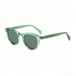 RUISEN’SRetro Square Thin Frame Sunglasses Multicolor Transparent PC Frame UV400 Fashion Shades for Travel Daily Wear 8934