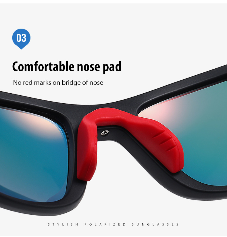 RUISEN'S Sports Polarized Colorful Sunglasses 3051