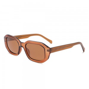 RUISEN’S  Vintage Polygon Acetate Polarized Sunglasses 8938