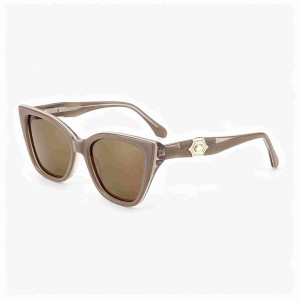 RUISEN’S  Vintage Oversized Cateye UV Protection Luxury Fashion Sunglasses ATG1011