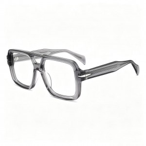 RUISEN’S Double Bridge Square Acetate Frames VG5019