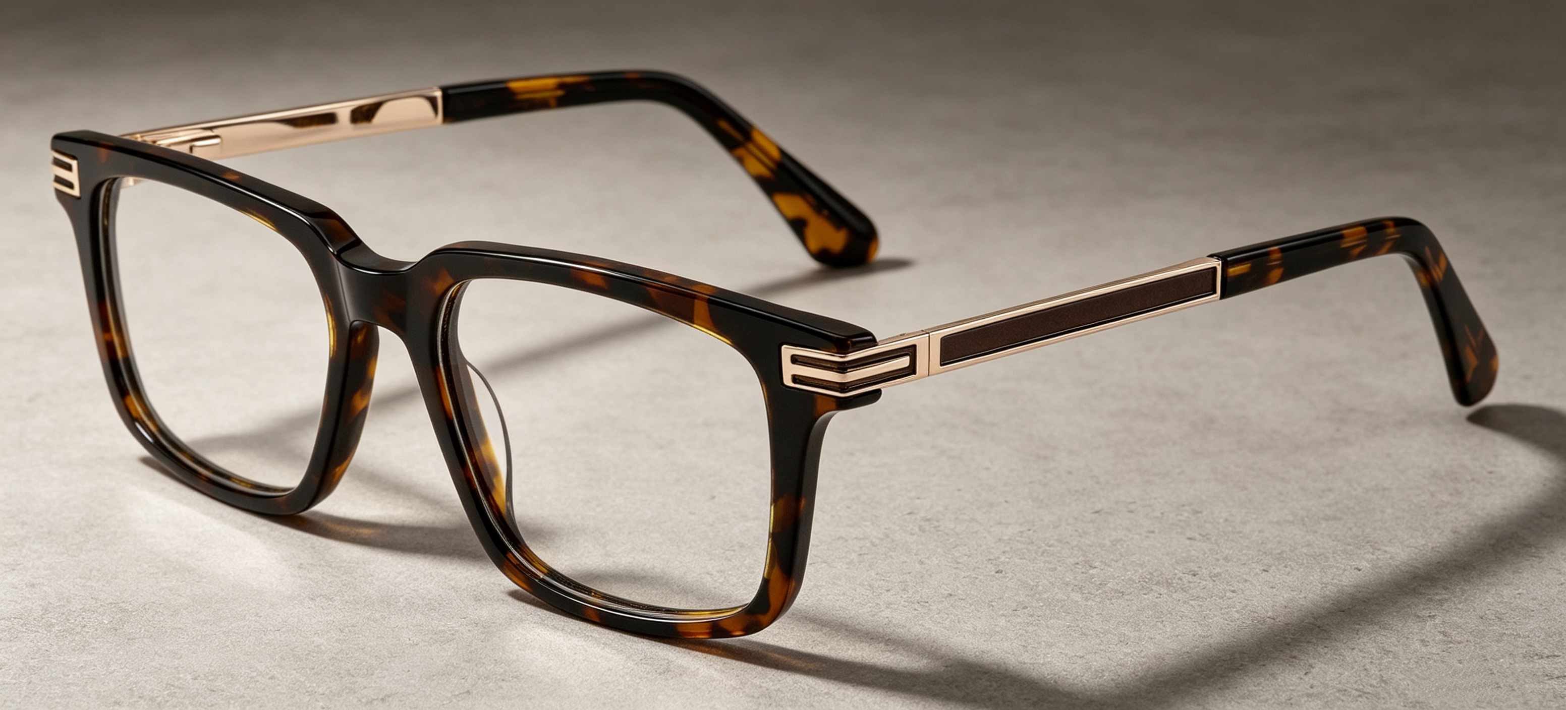 RUISEN’S Vintage Business Square Acetate Optical Eyeglasses for Men CH8023