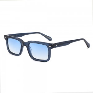 RUISEN’S Retro Thick Square PC Frame Sunglasses Multi Transparent Tortoise Gradient Lens UV400 Fashion Shades8630