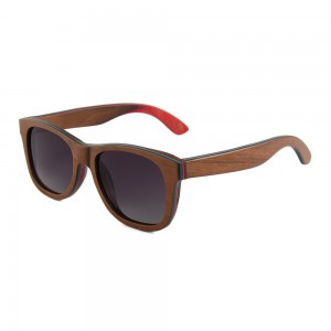 Kacamata UV400 Kayu Tanpa Bingkai Fashion Baru RUISEN RS-W3008