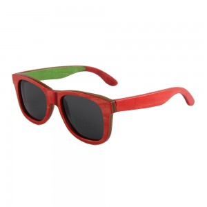 Kacamata UV400 Kayu Tanpa Bingkai Fashion Baru RUISEN RS-W3008