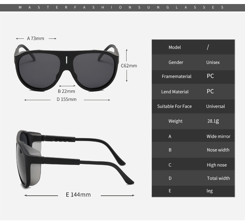 Polarized sunglasses outdoor dazzling
