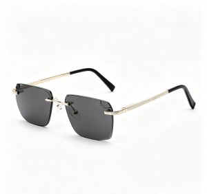 RUISEN’S Luxury Rimless UV400 Sunglasses For Men 25635