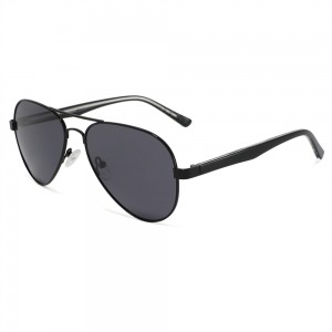 RUISEN’S Vintage Double Beam Aviator Frame Sunglasses Gradient Lens UV400 Daily Fashion Eyewear8513