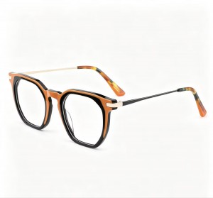RUISEN’S Fashion acetate stylish metal temple eyewear 8010