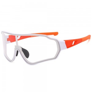 RUISEN'S Sports Integrierte Fahrradbrille mit großem Rahmen, Sonnenbrille BL8001