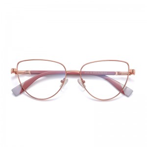 RUISEN’S Playful Two-Tone Temple Cat Eye Trendy Frames 3018