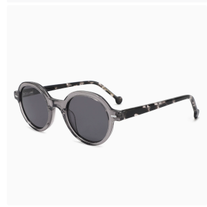 RUISEN’Acetate Sunglasses, Classic Round Rivet Frame, UV Protection & All-match for Outdoor Travel 8615