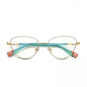 RUISEN’S Color Pop Chic Metal Cat Eye Eyeglasses 3020